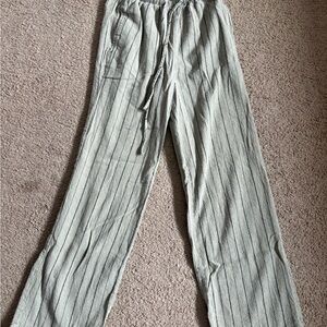 Striped Gray Women’s Pants